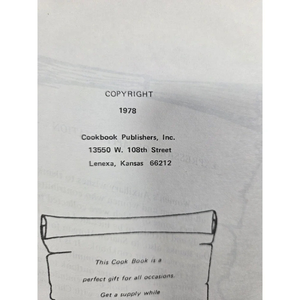 Ben Avenue Free Will Baptist Church Cookbook Kannapolis NC 1978 Missionaries - Picture 3 of 16